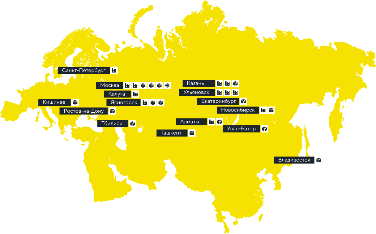 IEK GROUP production complexes map